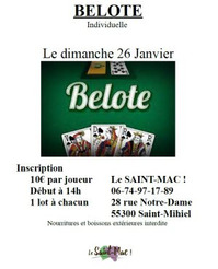 CONCOURS DE BELOTE