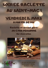 SOIRÉE RACLETTE AU SAINT-MAC