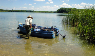 PÊCHE AU LAC DE MADINE - Heudicourt-sous-les-Côtes